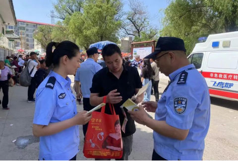 守护平安“烟火气”！洪洞公安圆满完成广胜寺“三月十八”传统古庙会安保工作