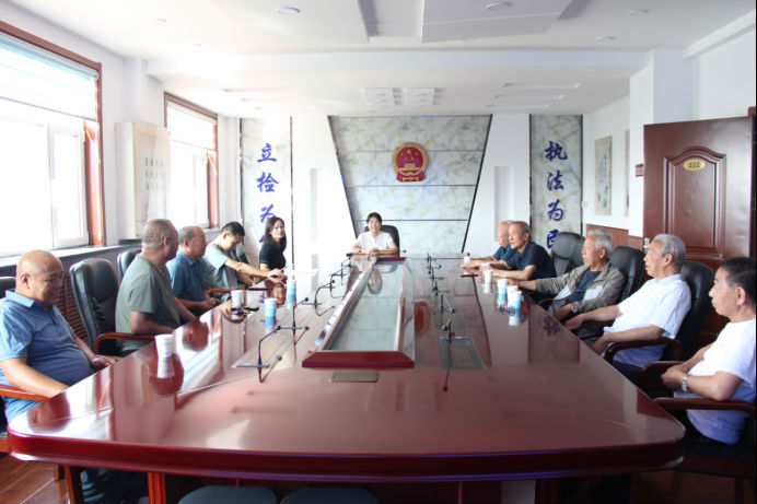 同忆峥嵘路，共话检察情 --寿阳县人民检察院召开庆“八一” 建军节座谈会
