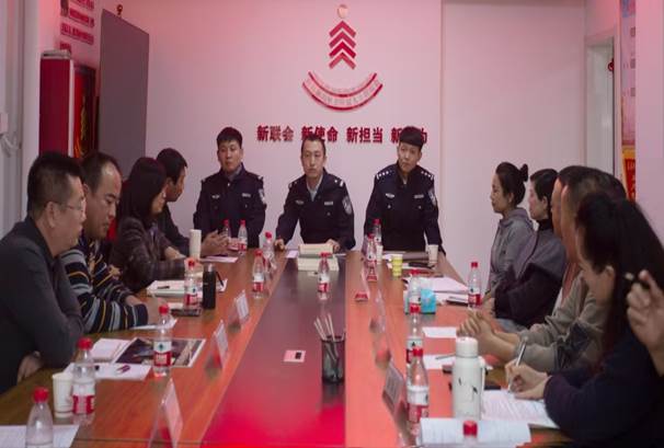 应县公安局经侦大队在应县新联会做防范经济犯罪 宣传活动