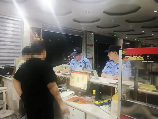 稷峰派出所：强化行业场所检查 筑牢安全壁垒